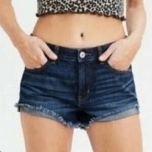 American Eagle Hi Rise Festival Denim Shorts 00